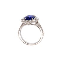 Vicenza - Piazzetta Palladio 2 - Ring Crivelli Woman ZAFFIRO in Gold Zaffiro 4.32 Ct 4709NS - 4709NS